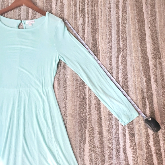 NWT🔥Seafoam Fit & Flare Dress - Picture 7 of 10